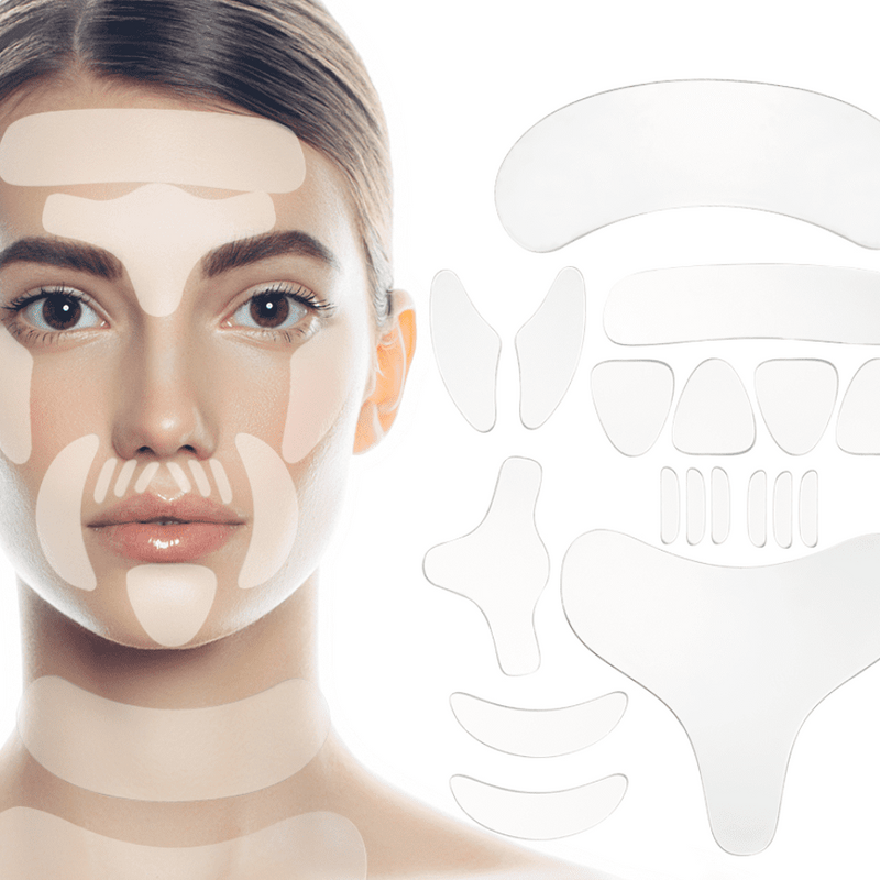 New Botox Skin Lift – Adesivo Anti Rugas Reutilizável para Linhas de Expressão