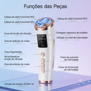 Mini HIFU Pro — Aparelho Facial 4 em 1 com HIFU, RF, EMS e LED para Cuidados com a Pele