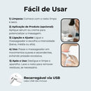 Massageador Facial e Pescoço Dolphin Lift Pro LED 7 Cores | Fototerapia, Aquecimento e Massagem Rejuvenescedora