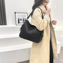 Bolsa Mochila Grande De Ombro e Transversal Feminina De Couro PU B303 AMY