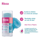 Kit Bastão Ricca Hidratante Lifting Esfoliante Apaga Poros Area Olhos Protetor Solar