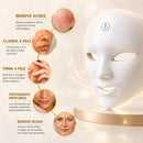 LumiSkin LED Mask 7 Cores | Tecnologia de Fototerapia para Cuidados Faciais
