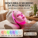 LumiSkin LED Mask 7 Cores | Tecnologia de Fototerapia para Cuidados Faciais