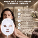 LumiSkin LED Mask 7 Cores | Tecnologia de Fototerapia para Cuidados Faciais