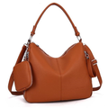 Bolsa Amy Luxe 3 em 1 – Ombro, Transversal e Mochila em Couro PU