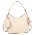 Bolsa Amy Luxe 3 em 1 – Ombro, Transversal e Mochila em Couro PU