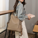 Bolsa Mochila Grande De Ombro e Transversal Feminina De Couro Sofisticada Elegante M2356 AMY