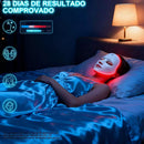 LumiSkin LED Mask 7 Cores | Tecnologia de Fototerapia para Cuidados Faciais