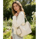 Bolsa Amy Luxe 3 em 1 – Ombro, Transversal e Mochila em Couro PU
