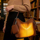 Bolsa Amy Luxe 3 em 1 – Ombro, Transversal e Mochila em Couro PU